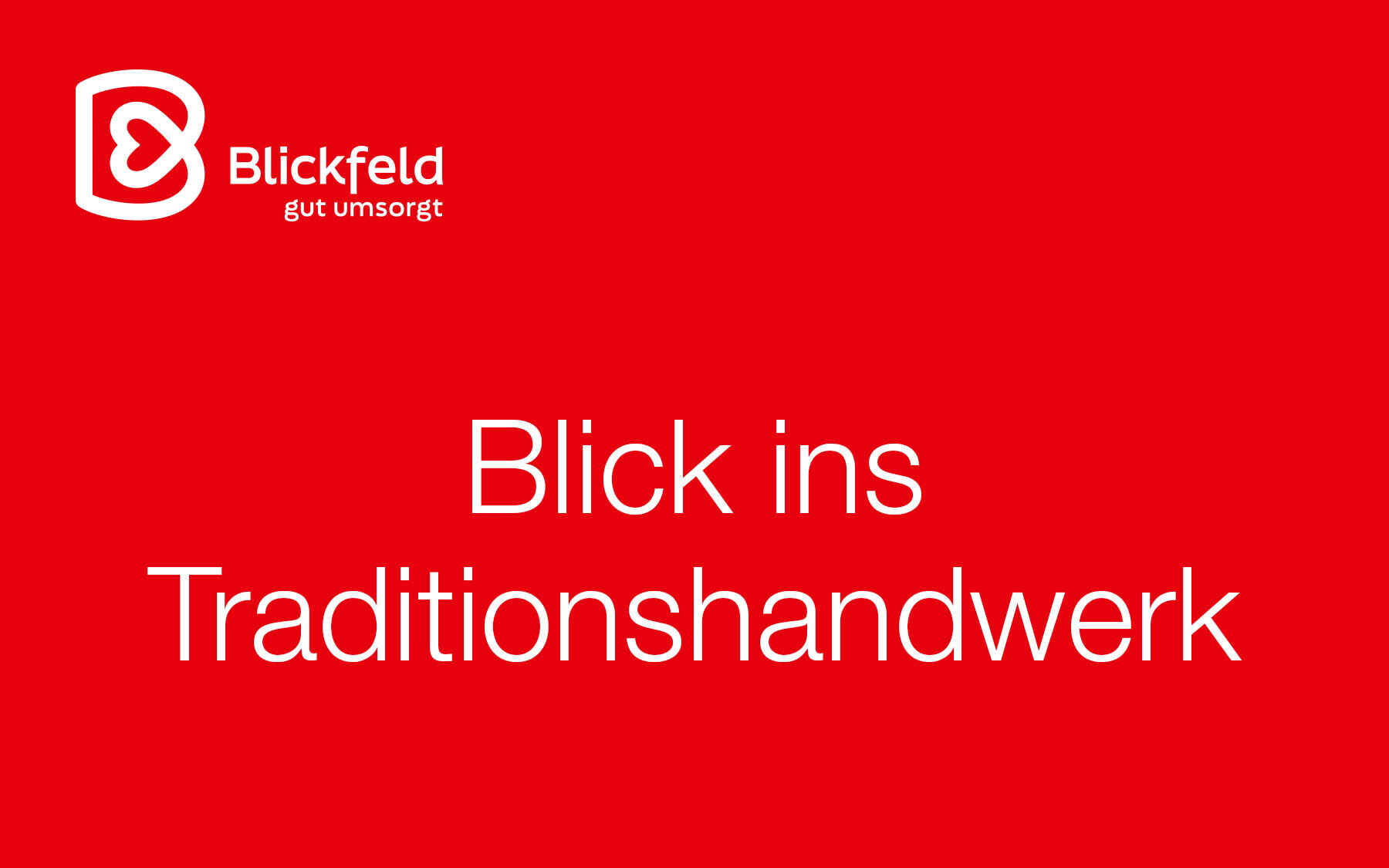 Teaser Traditionshandwerk