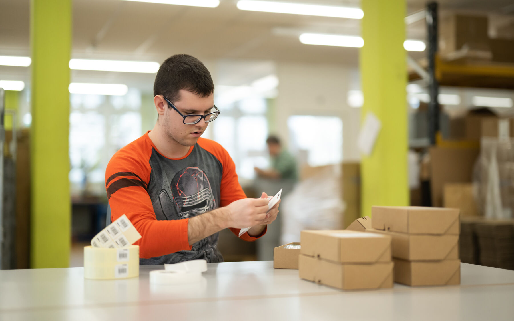 Konfektionierung und Verpackung